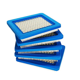 ZLKSKER 5pcs blue air filter pack front view improves engine airflow.