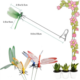 ZLMC waterproof PVC dragonfly clip withstands rain while keeping colors vivid.