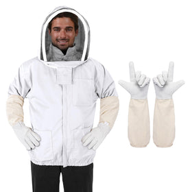 ZMHBKPS Bee Suit front zipper for quick on-off protection