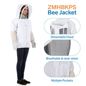 ZMHBKPS Veil hood integrated for clear vision while inspecting hives