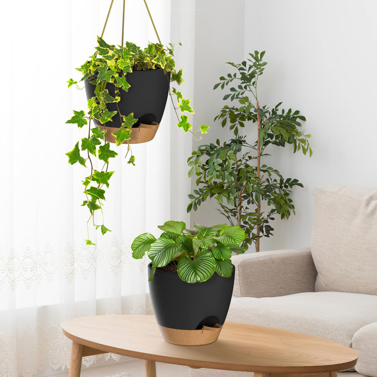ZMTECH durable PP material keeps planters light, weather-ready, and long-lasting.
