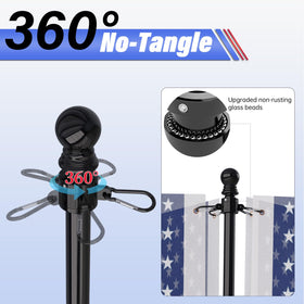 ZMTECH flag not included in the package; hardware ready for your flag.