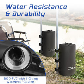 ZNCMRR weight bag dimensions: about 8.2in wide by 13in high for easy fit.