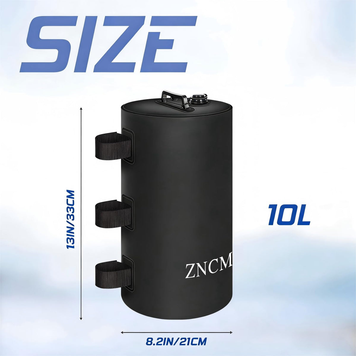 ZNCMRR weights in a riverside setup, demonstrating versatile use near water.