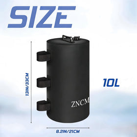 ZNCMRR weights in a riverside setup, demonstrating versatile use near water.