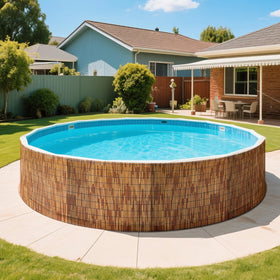 ZNCMRR reed fence roll close-up highlights natural texture and long-lasting weave.