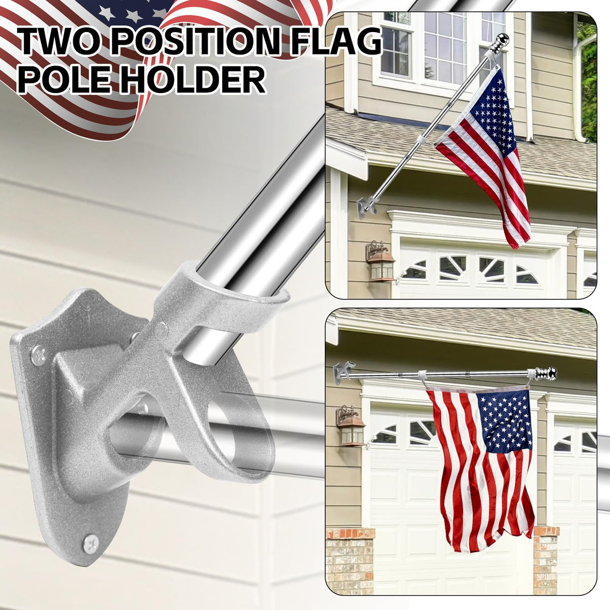 ZNNOPAX rust-resistant flagpole hardware for long-lasting outdoor display