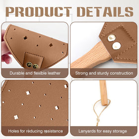 ZOCONE heavy-duty wood fly swatter for high-traffic spaces