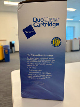 Zodiac Nature2 DuoClear 35 cartridge installed in pool system showing integration