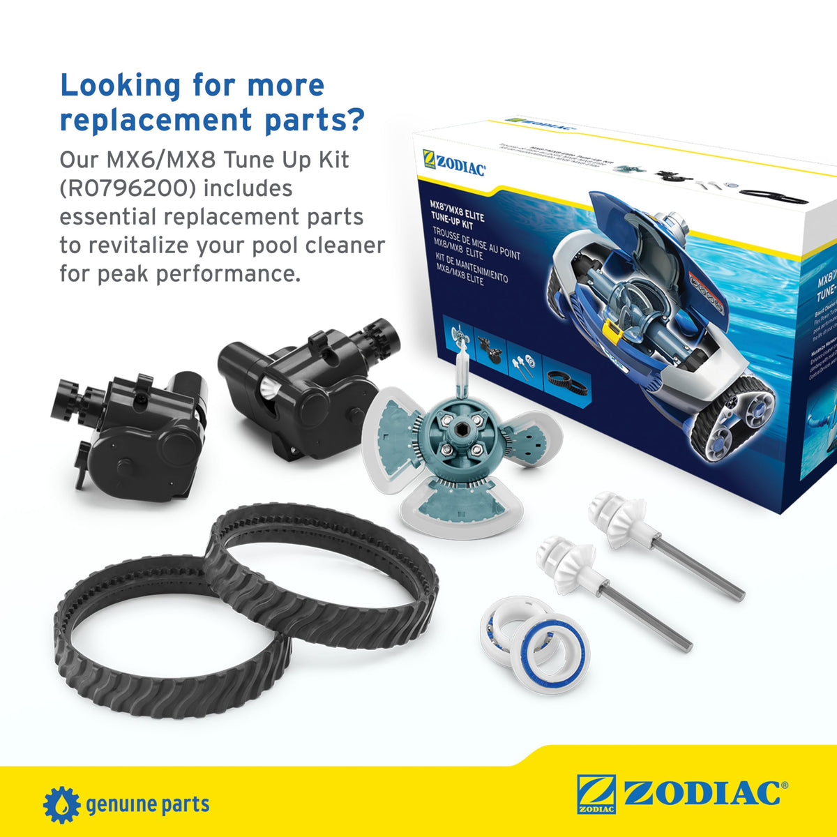 Zodiac Polaris Atlas brush replacement supports long-lasting performance.