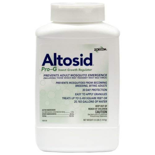 ZOECON Altosid Pro-G mosquito larvicide granules for standing water help target larvae