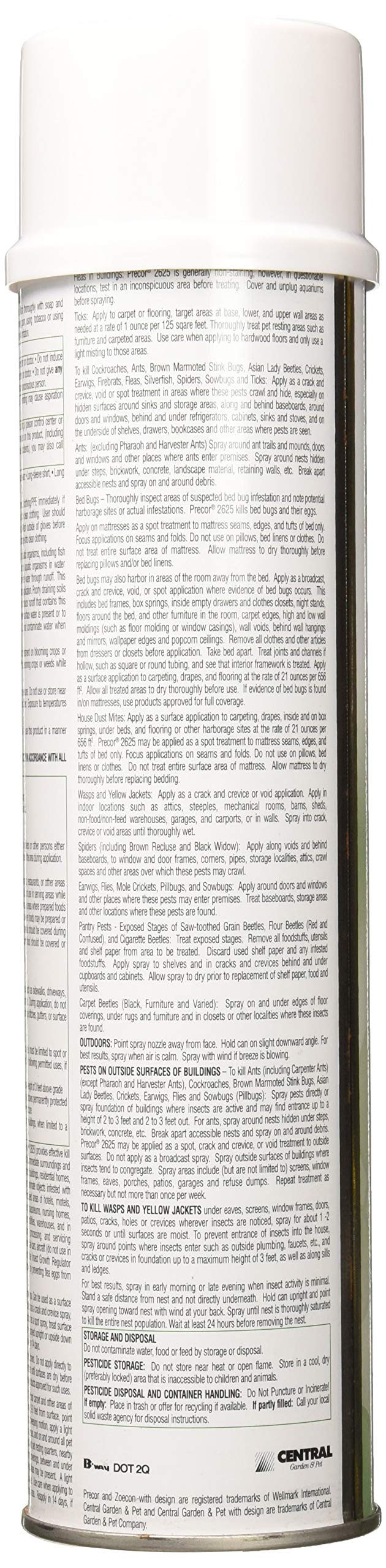 ZOECON Precor 2625 spray in use for home pest management