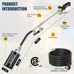 ZOFIZ 33-inch extended design allows upright operation for comfortable use