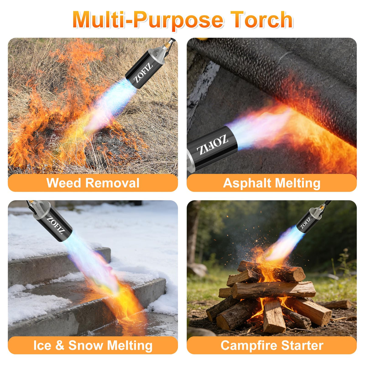 ZOFIZ heavy-duty steel body withstands tough outdoor tasks.