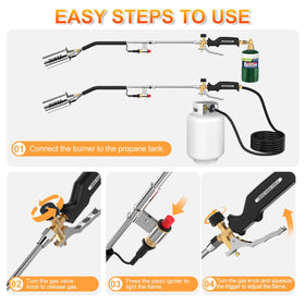 ZOFIZ torch shows built in igniter and turbo trigger for quick flame control