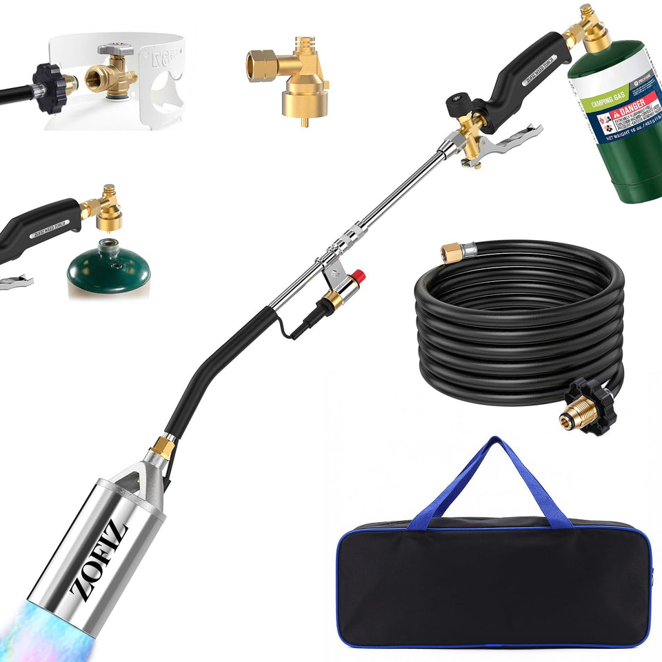 ZOFIZ propane torch with storage bag for organized storage