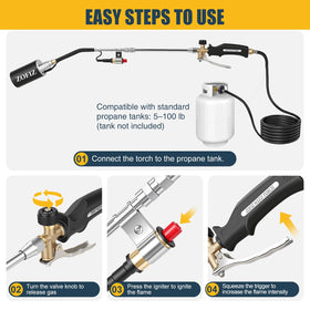 ZOFIZ turbo trigger and self-igniter enable quick, precise flame control