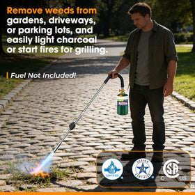 ZOFIZ Weed Torch eco-friendly weed removal without chemicals in crevices
