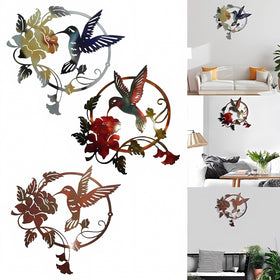 Zoihet metal bird wall decor for fence display with weatherproof finish