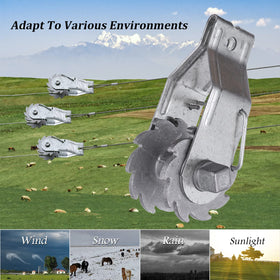 Zoiut steel galvanized fence tool showing corrosion resistance and durability