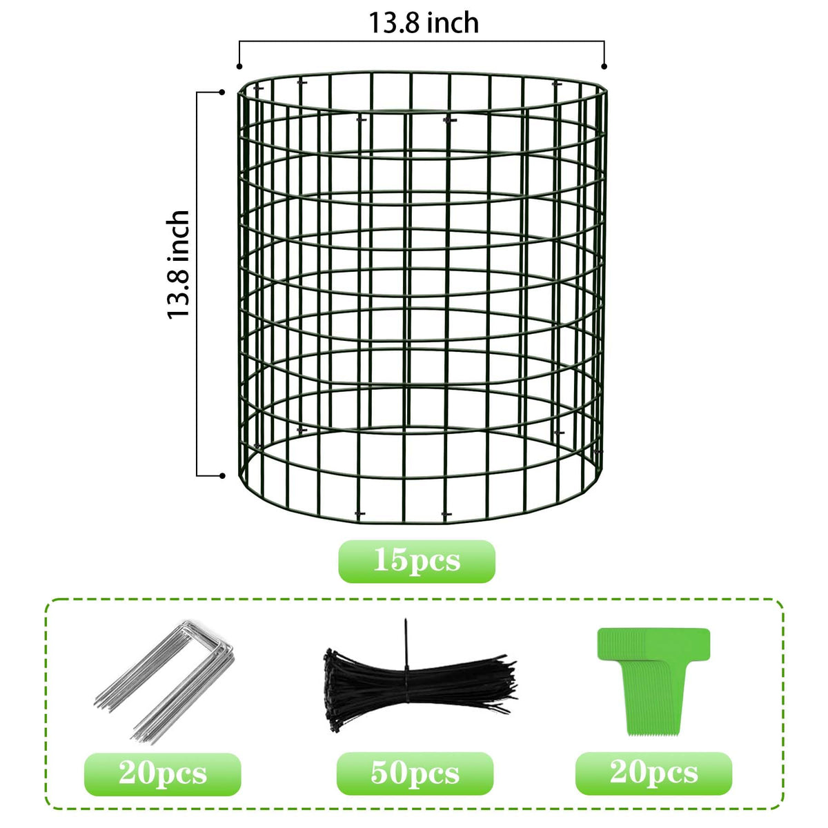 ZOKCC metal mesh durability highlights sturdy protection against small animals.