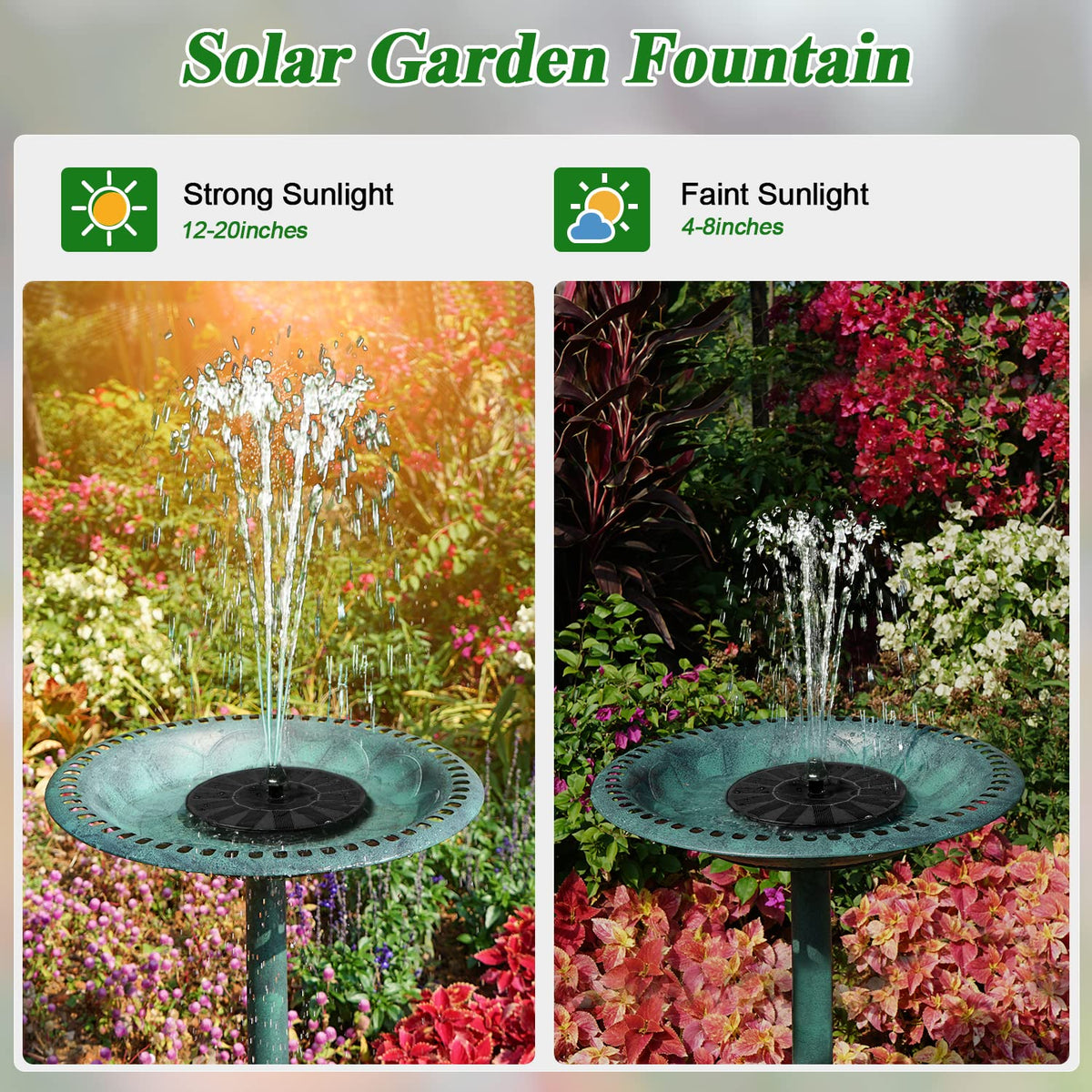 ZOLOCHEL garden and pond fountain ideal for patios