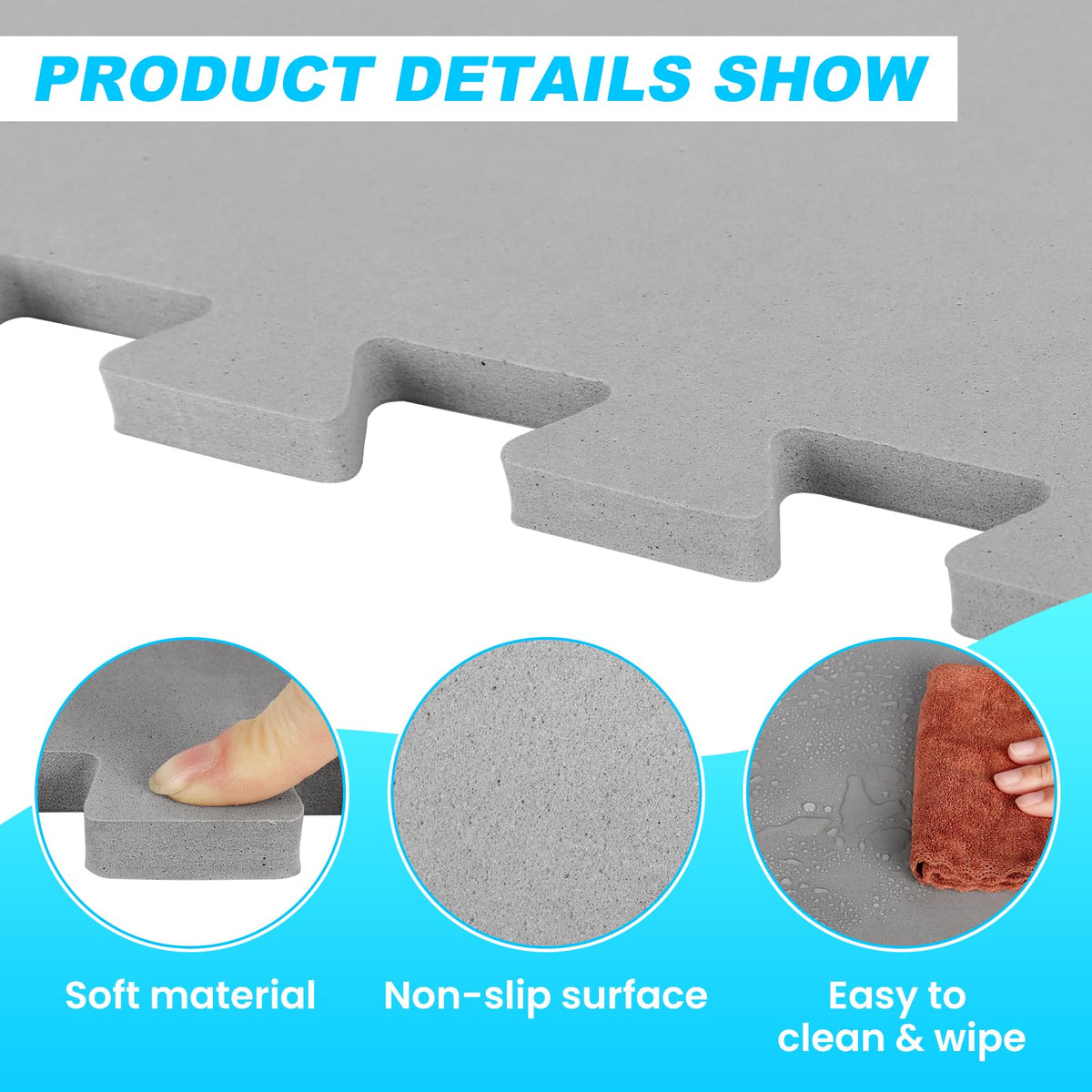 ZOMOFEW anti-slip texture reduces slips on wet surfaces