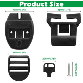 ZOMOFEW spa latch set close-up shows durable, corrosion-resistant construction.