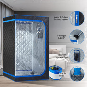ZONEMEL easy-assemble tent setup shown without tools.