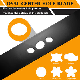 ZONEWO mulching blade on Black Max 21-inch mower enables dense grass cutting