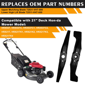 ZONEWO compatible with HRX537 series for reliable mower performance.