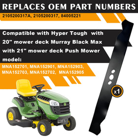 ZONEWO blade fits Murray MNA152901 and MNA152903 for versatile lawn care