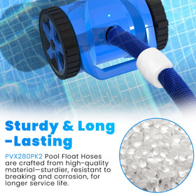 Zookpr four-piece hose float set for easy pool maintenance