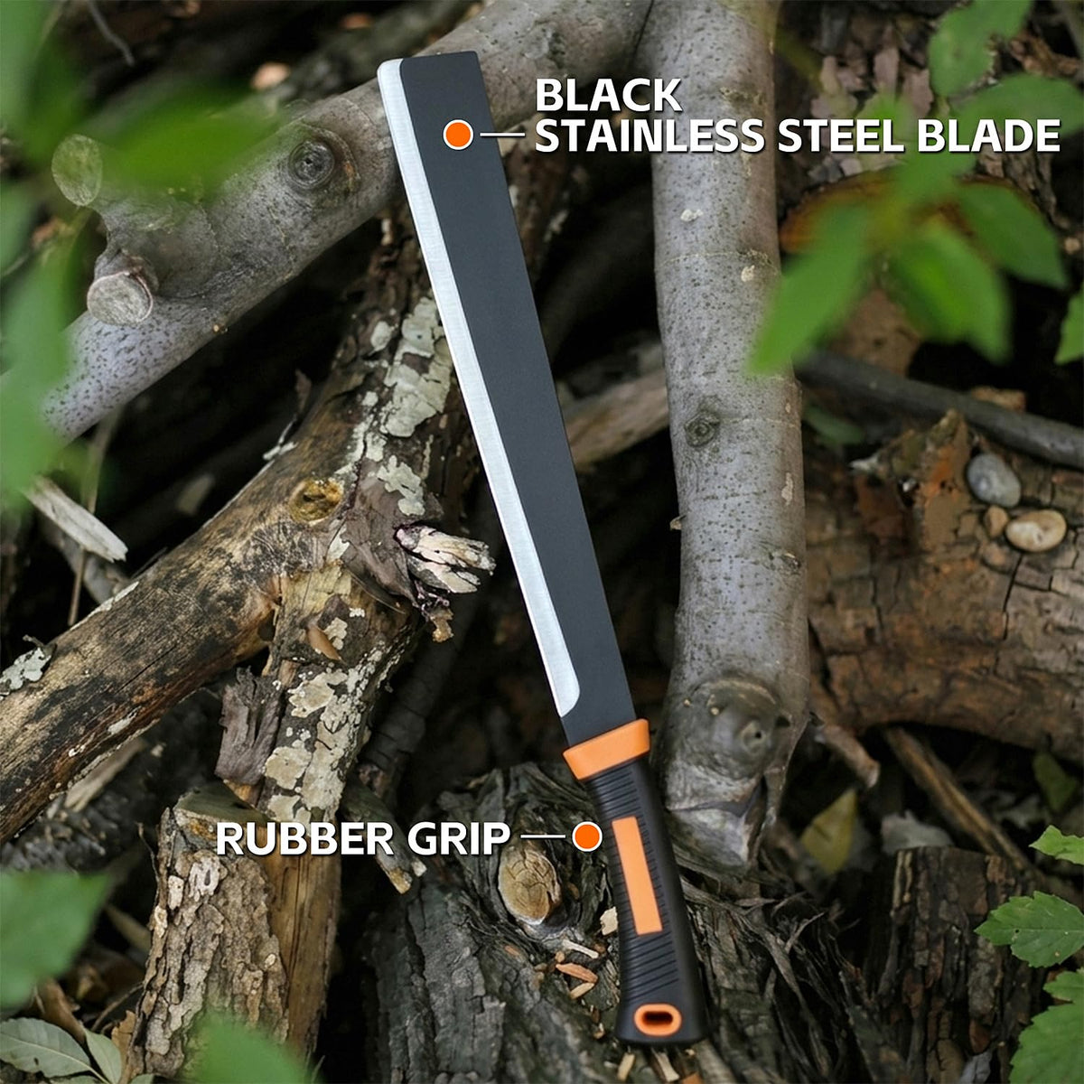 ZOOM.LZ Weeding Sickle Billhook Edge enables precise weeding in gardens.