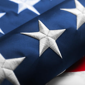 ZoYaone American Flag 4x6 outdoor with embroidered stars and bold colors for year-round display