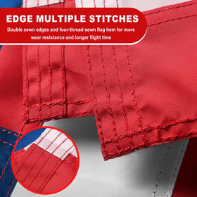 ZoYaone flag with reinforced edges for durable outdoor use