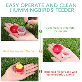 Zopeal bright colors attract hummingbirds in outdoor spaces