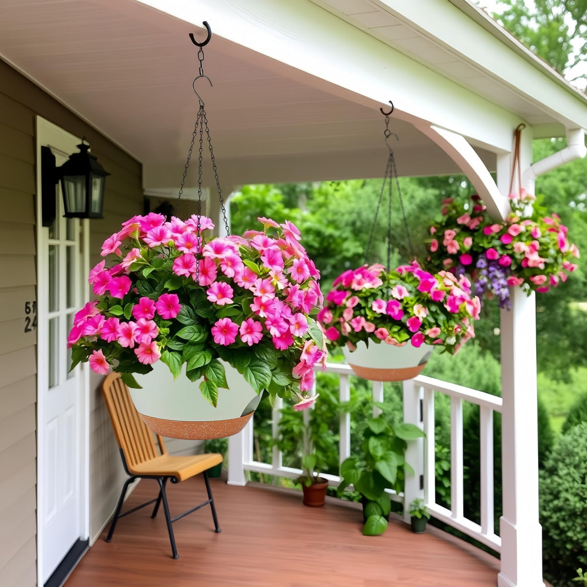 Zople dual-pack design doubles value for porch balcony or garden.