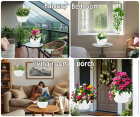 Zople two-pack planters setup example for versatile home gardening.