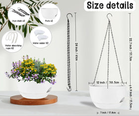 Zople UV- and frost-resistant planter for durable indoor or outdoor use.