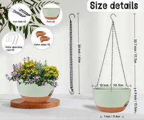 Zople UV and frost resistant plastic endures sun and cold for year-round use.