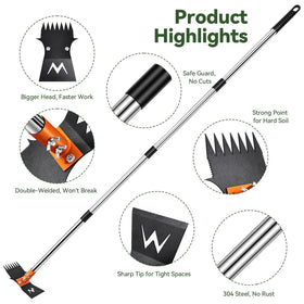 ZORSHUY stainless steel head close-up highlights durable, corrosion-resistant construction.