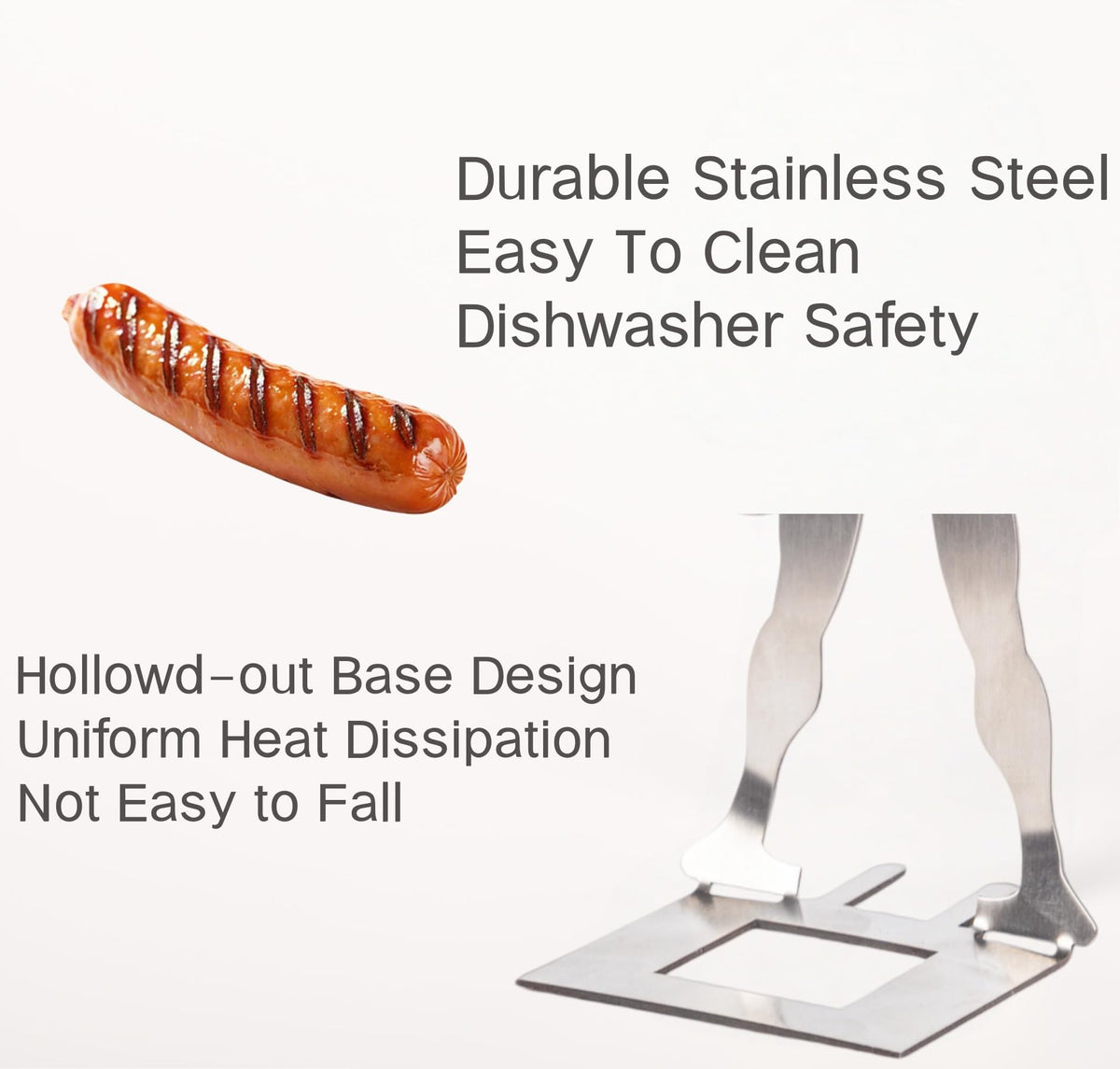 Zorythm stainless steel hot dog roaster for long lasting use