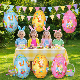 Zourglow PVC construction provides durable Easter decorations for multiple years