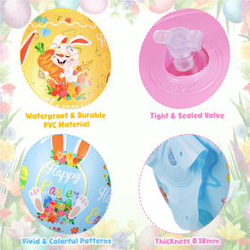 Zourglow giant yellow Easter egg inflates quickly for colorful spring display
