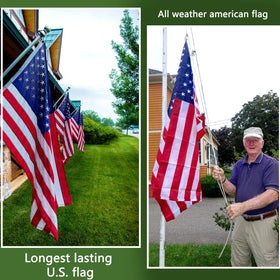 ZoYaone flag colors stay vibrant after sun exposure.
