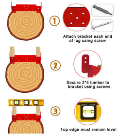 Zozen brackets fit 6-36 inch logs for versatile milling.