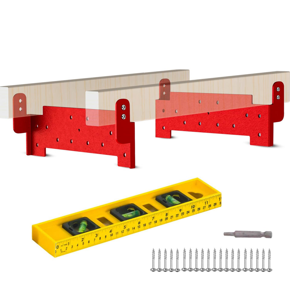 Zozen chainsaw mill brackets with level for precise lumber alignment.