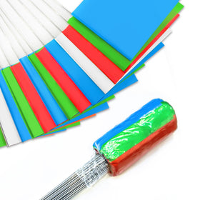 Zozen marking flags collection shows red, green, blue, and white for clear yard marking.