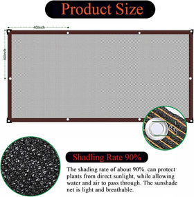 ZOZIJIU shade cloth used in a chicken coop to shield from sun and heat.